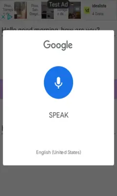 Speak and Translate Languages android App screenshot 0